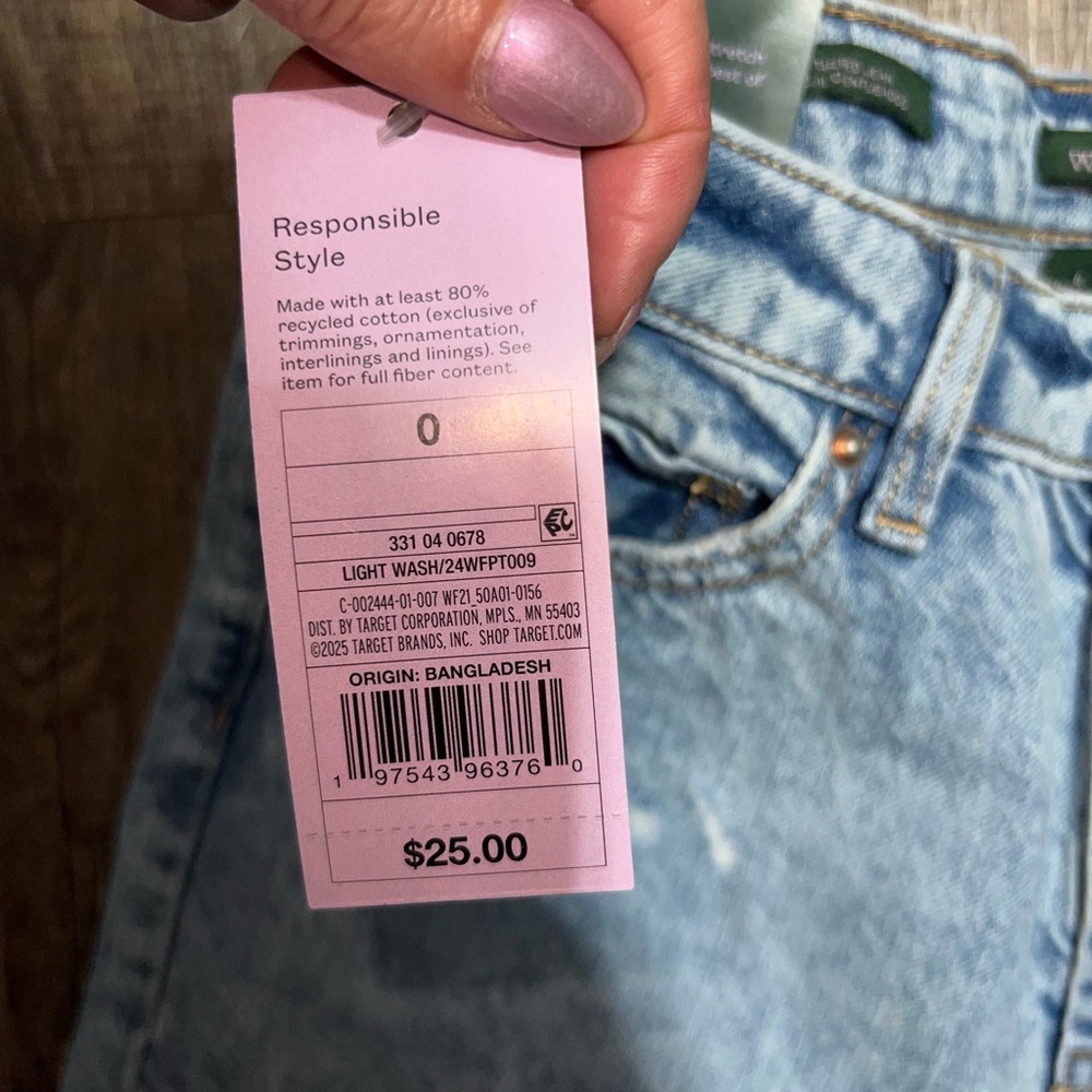Wild Fable Stylish Light Blue Distressed Women Jeans - Picture 3 of 5